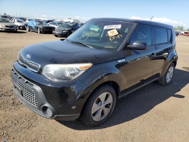 KNDJN2A29F7760641 - 2015 KIA SOUL BLACK photo 2