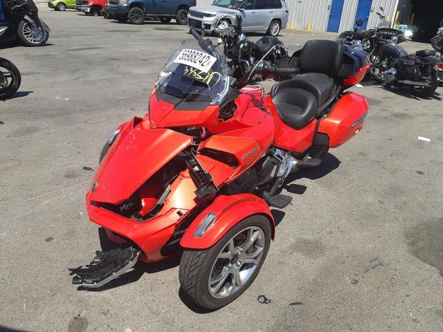 2BXREDD25MV001594 - 2021 CAN-AM SPYDER ROA ORANGE photo 2