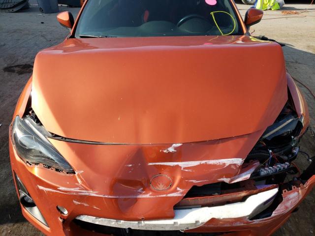 JF1ZNAA18F8704159 - 2015 TOYOTA SCION FR-S ORANGE photo 7