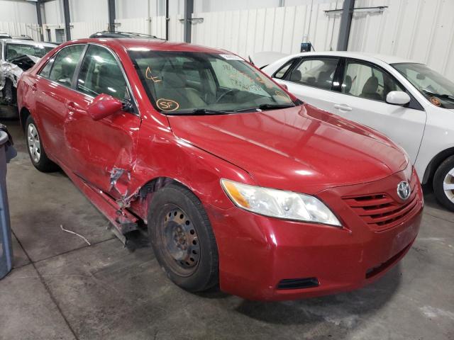 4T1BE46K77U089123 - 2007 TOYOTA CAMRY CE RED photo 1