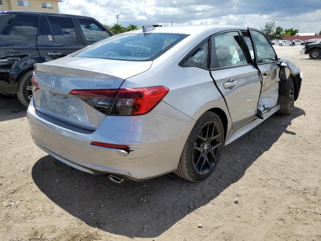 2HGFE2F56NH544369 - 2022 HONDA CIVIC SPOR SILVER photo 4