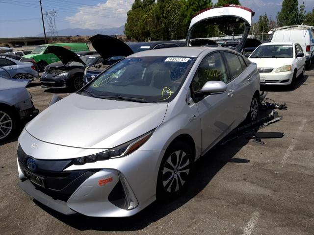 JTDKARFP2L3152430 - 2020 TOYOTA PRIUS PRIM 银色 照片 2