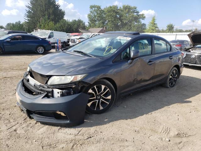 2HGFB2F94DH555347 - 2013 HONDA CIVIC EXL Boz foto 2