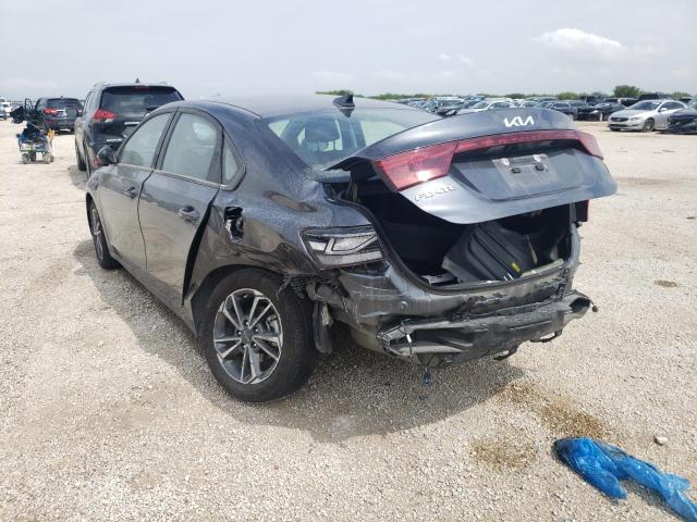 3KPF24AD6NE455933 - 2022 KIA FORTE FE GRAY photo 3