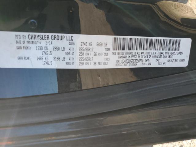 2C4RDGBG7ER298770 - 2014 DODGE GRAND CARAVAN SE  photo 10