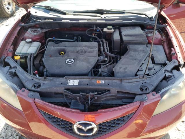 JM1BK32F981141628 - 2008 MAZDA 3 I RED photo 7