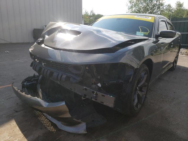 2C3CDXHG4KH561140 - 2019 DODGE CHARGER GT GRAY photo 2