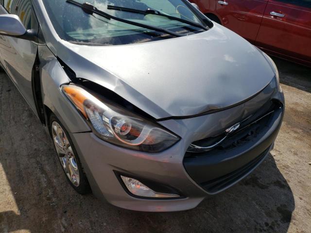 KMHD35LHXEU204078 - 2014 HYUNDAI ELANTRA GT GRAY photo 9