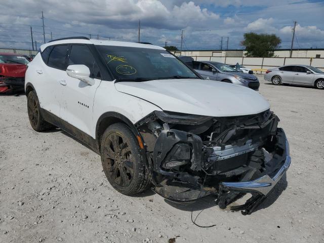 3GNKBERS9KS598726 - 2019 CHEVROLET BLAZER RS WHITE photo 1