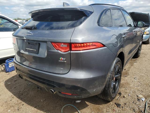 SADCM2FV8KA368864 - 2019 JAGUAR F-PACE S GRAY photo 4