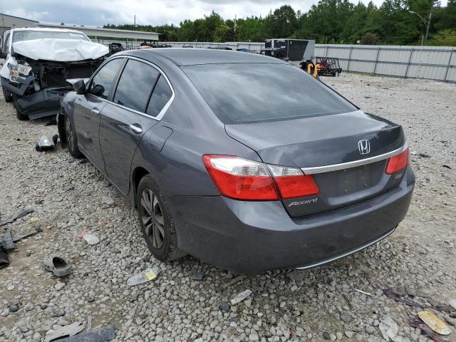 1HGCR2F33FA031893 - 2015 HONDA ACCORD LX GRAY photo 3