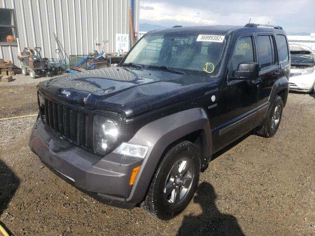 1J4PN3GKXAW147170 - 2010 JEEP LIBERTY RE BLACK photo 2