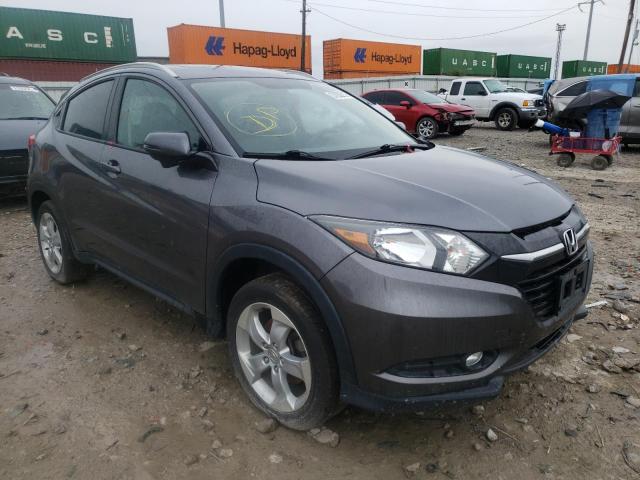 3CZRU6H72GM728131 - 2016 HONDA HR-V EXL GRAY photo 1