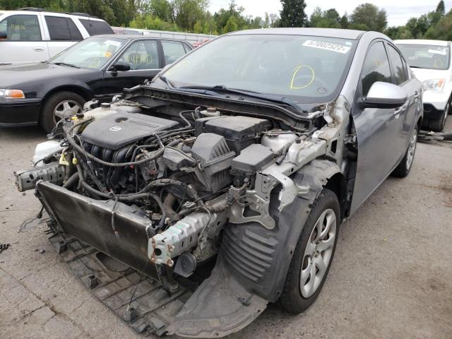 JM1BL1UG7B1382618 - 2011 MAZDA 3 I GRAY photo 2