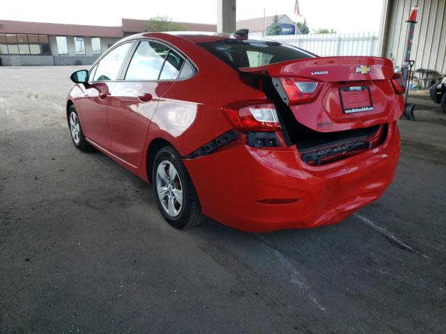 1G1BC5SM1G7309886 - 2016 CHEVROLET CRUZE RED photo 3