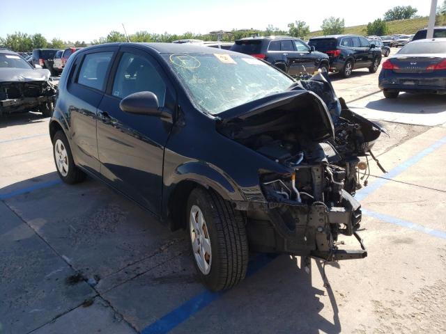 1G1JA6SH2E4207361 - 2014 CHEVROLET SONIC LS BLACK photo 1