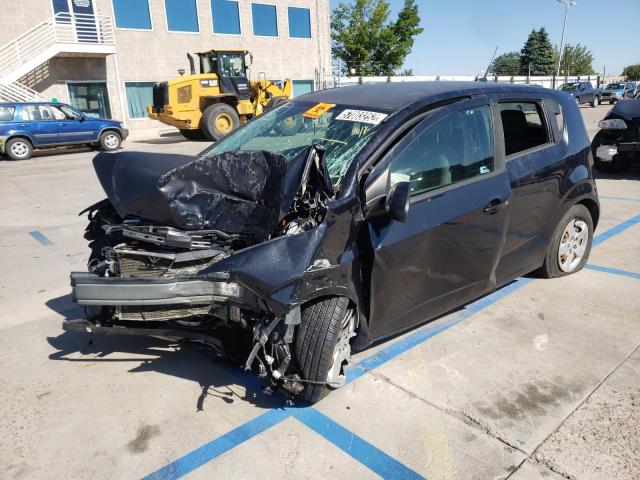 1G1JA6SH2E4207361 - 2014 CHEVROLET SONIC LS BLACK photo 2