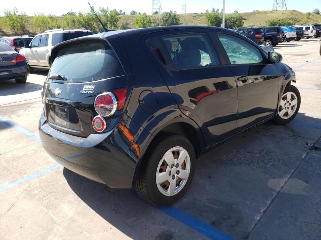 1G1JA6SH2E4207361 - 2014 CHEVROLET SONIC LS BLACK photo 4