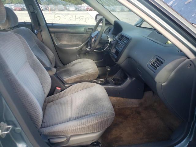 2HGEJ6619YH605486 - 2000 HONDA CIVIC BASE BLUE photo 5