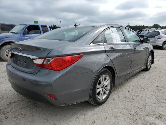 5NPEB4AC9EH906786 - 2014 HYUNDAI SONATA GLS GRAY photo 4