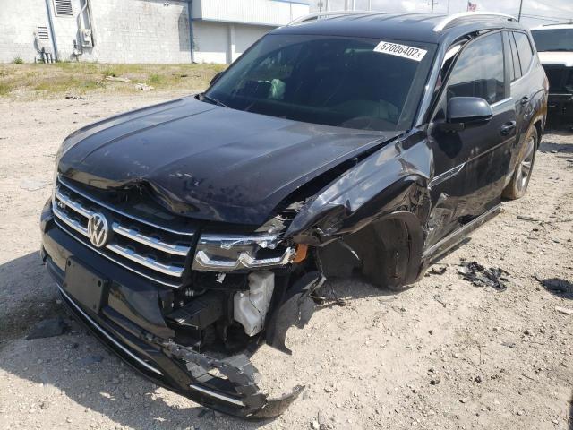 1V2PR2CA6JC536809 - 2018 VOLKSWAGEN ATLAS SE BLACK photo 2