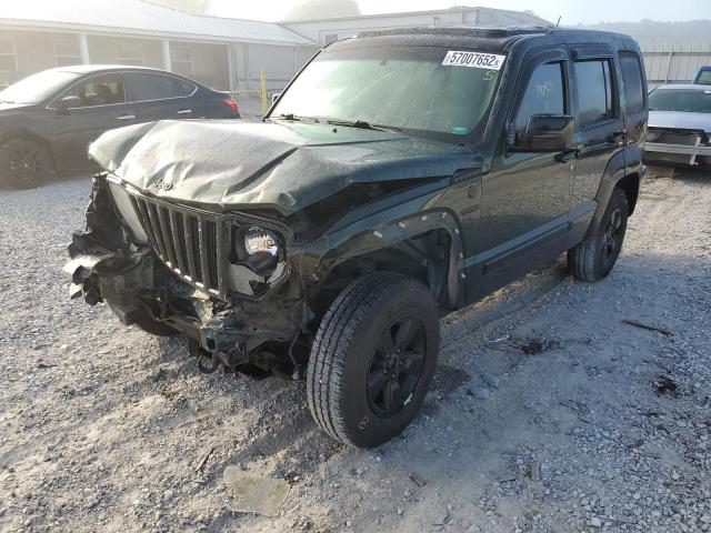 1J4PN3GK9AW179883 - 2010 JEEP LIBERTY RE GREEN photo 2