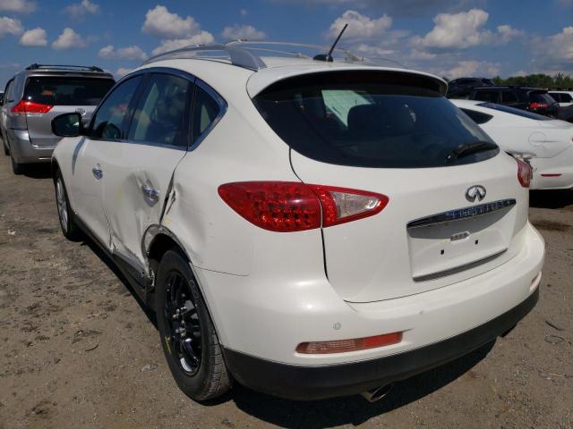 JNKAJ09F98M361402 - 2008 INFINITI EX35 BASE WHITE photo 3