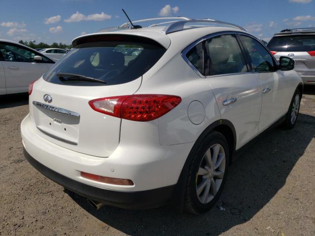 JNKAJ09F98M361402 - 2008 INFINITI EX35 BASE WHITE photo 4
