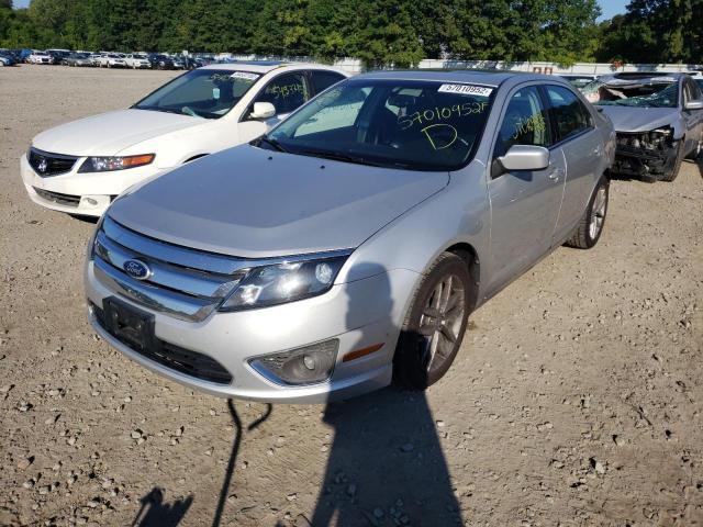 3FAHP0JA7AR407973 - 2010 FORD FUSION SEL SILVER photo 2