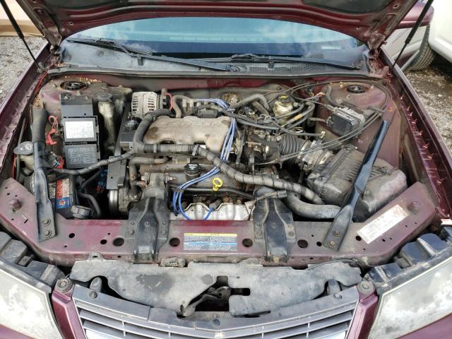 2G1WF52EX49443050 - 2004 CHEVROLET IMPALA MAROON photo 7