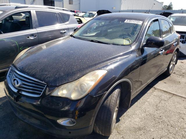 JNKAJ09E78M300959 - 2008 INFINITI EX35 BASE BLACK photo 2