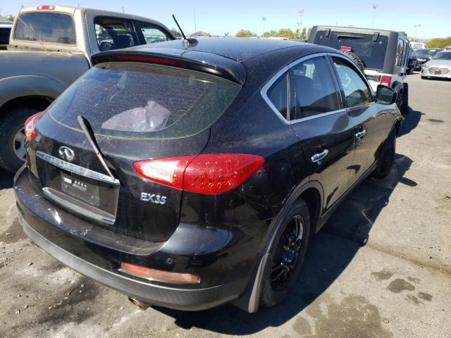 JNKAJ09E78M300959 - 2008 INFINITI EX35 BASE BLACK photo 4