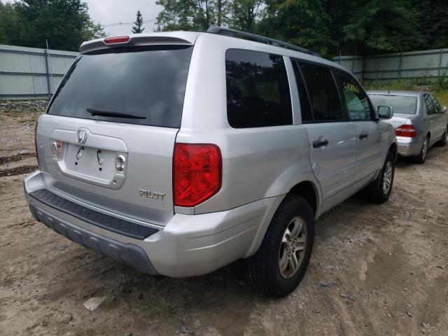 2HKYF18495H545946 - 2005 HONDA PILOT SILVER photo 4