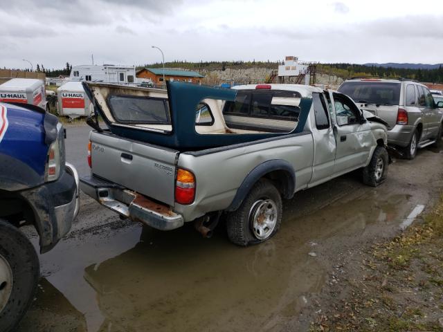 5TEWM72N02Z100036 - 2002 TOYOTA TACOMA XTR SILVER photo 4