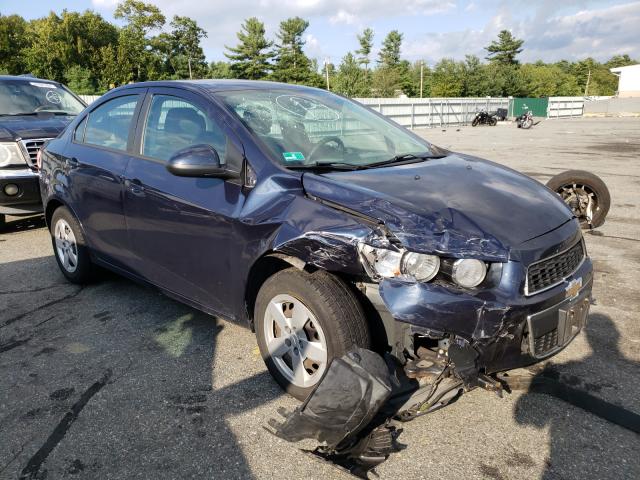 1G1JA5SG7F4209111 - 2015 CHEVROLET SONIC LS BLUE photo 1