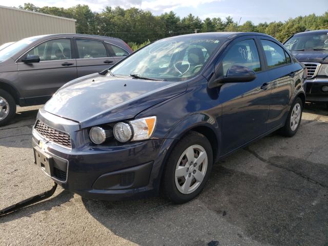 1G1JA5SG7F4209111 - 2015 CHEVROLET SONIC LS BLUE photo 2