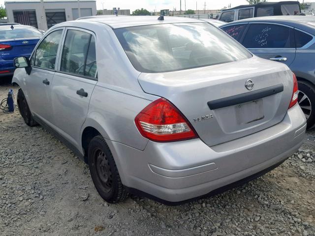 3N1CC1AP7BL420241 - 2011 NISSAN VERSA S SILVER photo 3