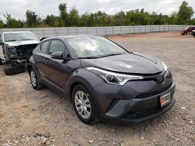 JTNKHMBX6K1051031 - 2019 TOYOTA C-HR XLE GRAY photo 1