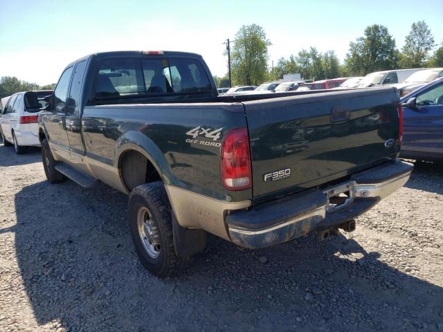 1FTSX31S0YEB97725 - 2000 FORD F350 SRW S GREEN photo 3