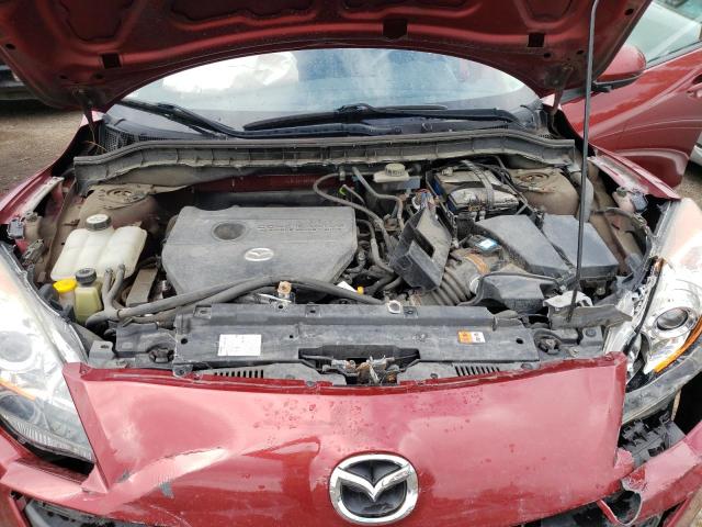 JM1BL1KF4B1488146 - 2011 MAZDA 3 I RED photo 7