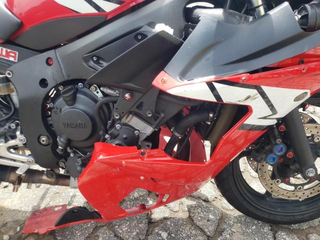 JYARJ06E84A014022 - 2004 YAMAHA YZFR6 L RED photo 7