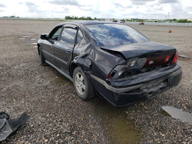 2G1WF52E839161049 - 2003 CHEVROLET IMPALA BLACK photo 3