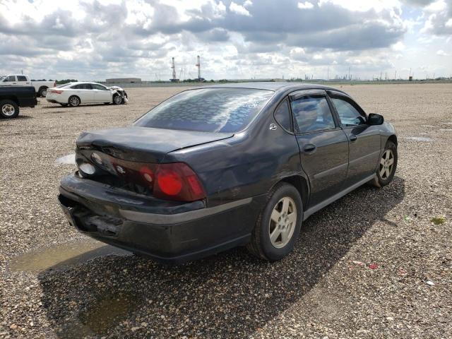 2G1WF52E839161049 - 2003 CHEVROLET IMPALA BLACK photo 4