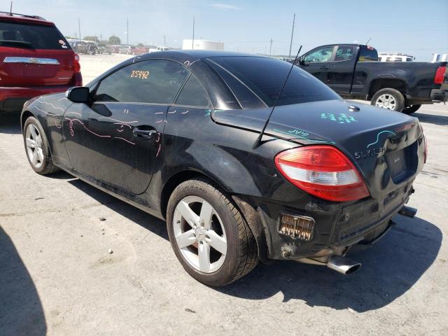 WDBWK54F06F103584 - 2006 MERCEDES-BENZ SLK 280 BLACK photo 3