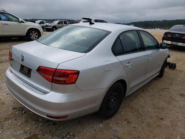 3VW2K7AJ3FM267879 - 2015 VOLKSWAGEN JETTA BASE 银色 照片 4