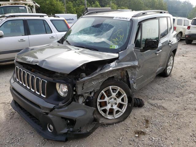 ZACNJBBB2KPK43171 - 2019 JEEP RENEGADE L GRAY photo 2