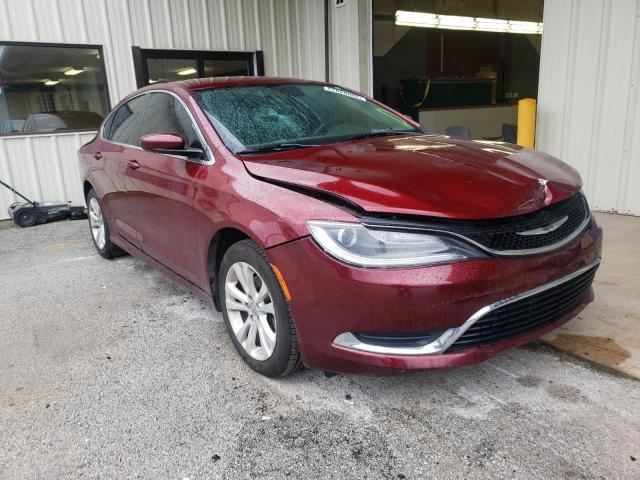 1C3CCCAB6FN521679 - 2015 CHRYSLER 200 LIMITE BURGUNDY photo 1