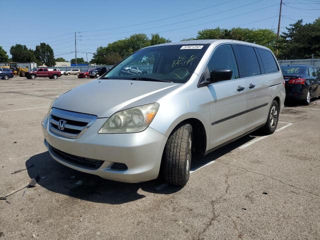 5FNRL382X7B025103 - 2007 HONDA ODYSSEY LX SILVER photo 2