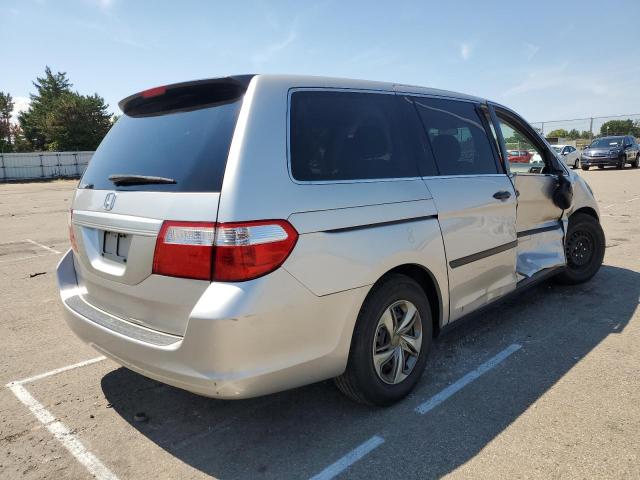 5FNRL382X7B025103 - 2007 HONDA ODYSSEY LX SILVER photo 4