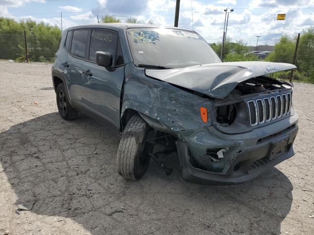 ZACNJBAB6KPJ73563 - 2019 JEEP RENEGADE S GRAY photo 1